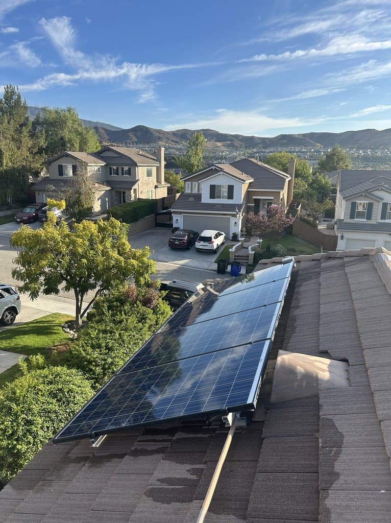 Matte, dust-dulled panels back to reflective – after